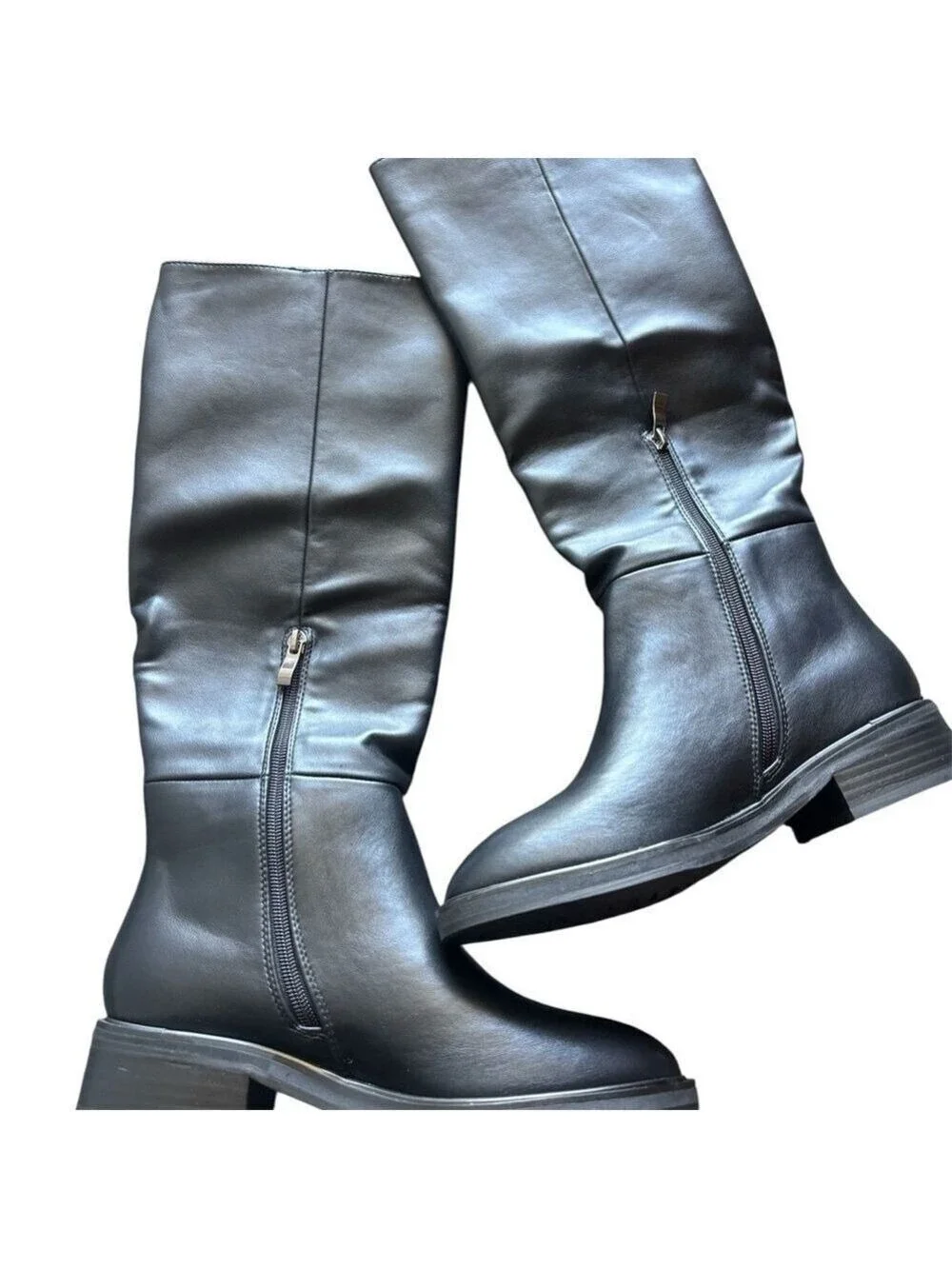 Bernal Black Knee High Boots Size 7.5